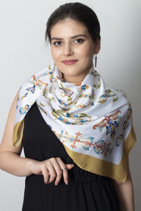 Armenian Silk Scarf