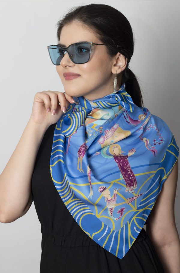 "AA003" Armenian silk scarf - SS096