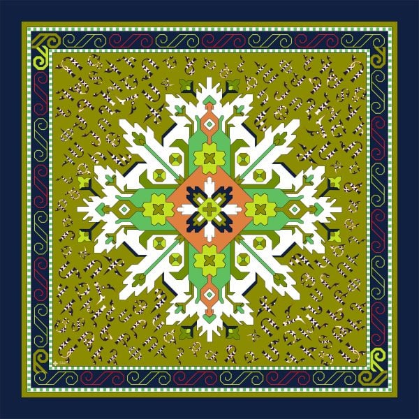 Armenian Silk Scarf