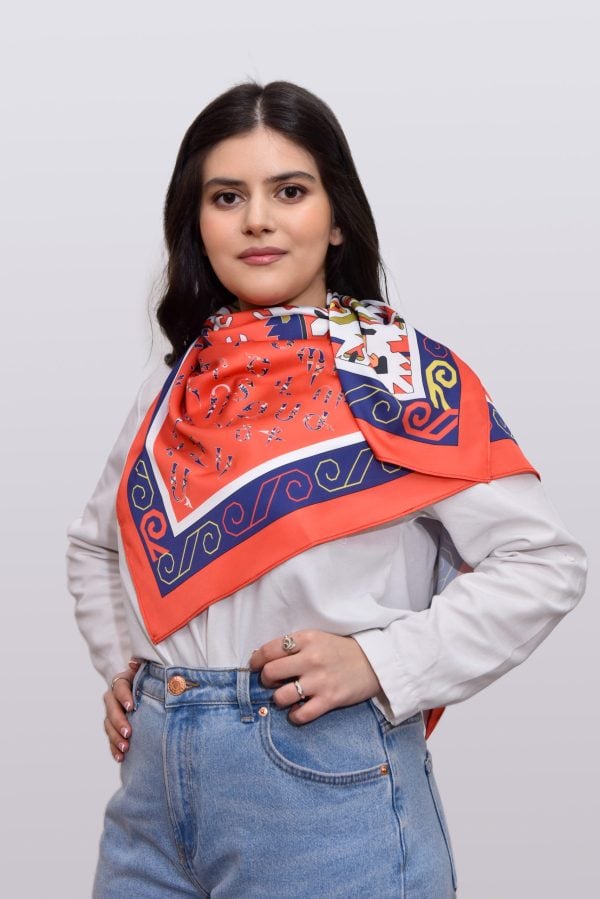 Armenian Silk Scarf