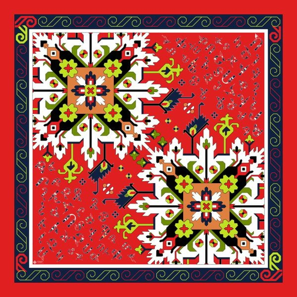 Armenian Silk Scarf