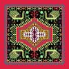 Colorful Traditional Pattern Silk Scarf