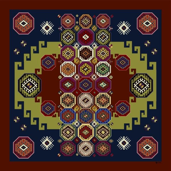 Armenian Silk Scarf