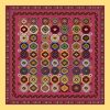 Colorful Silk Scarf With Armenian Ornaments By Artsakh Carpet