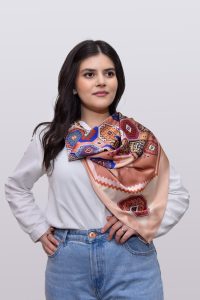 Colorful Silk Scarf By Artsakh Carpet