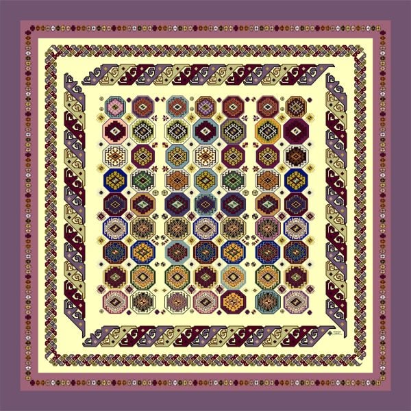 Armenian Silk Scarf