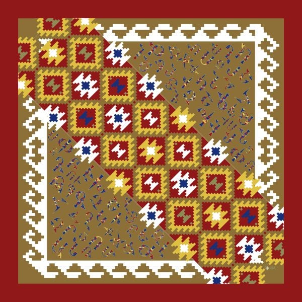 Armenian Silk Scarf