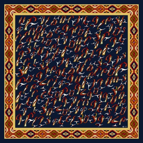 Armenian Silk Scarf