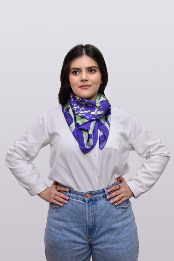 AA253 Armenian silk scarf - SS155
