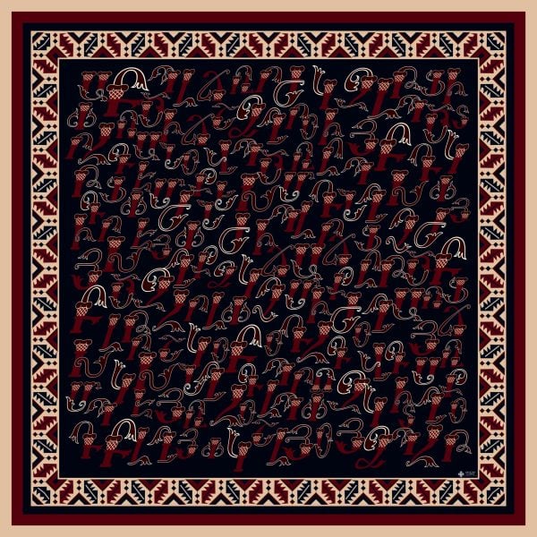 Armenian Silk Scarf