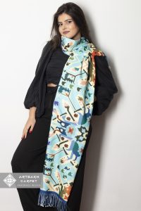”AA044” Armenian cashmere scarf – SW016