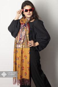 ”AA104” Armenian cashmere scarf – SW037