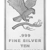 10 troy oz (314g) Silver Eagle Bar New | SilverTowne Collectible