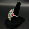 "Hand Fan" Silver Ring