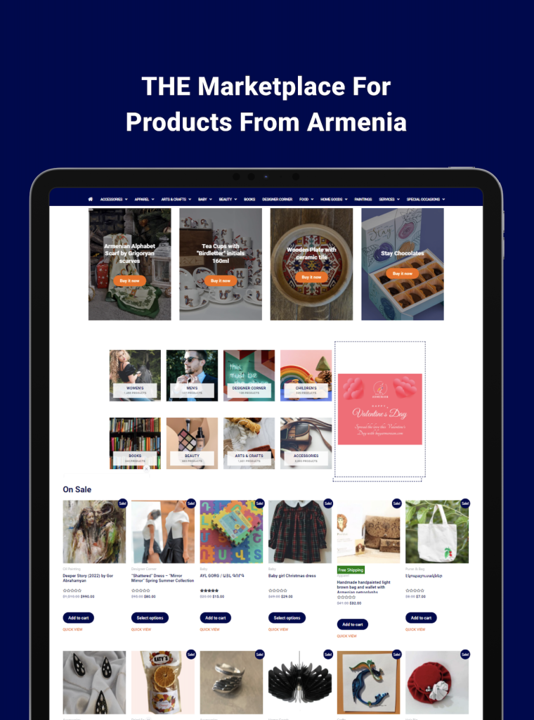 Buy Armenian app interface