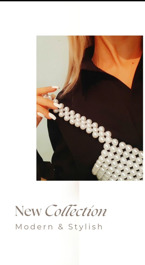 Pearls corset top