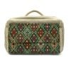 Sha Beige Laptop Bag With Traditional Ornament