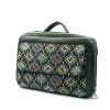 Sha Grey Laptop Bag With Traditional Ornament