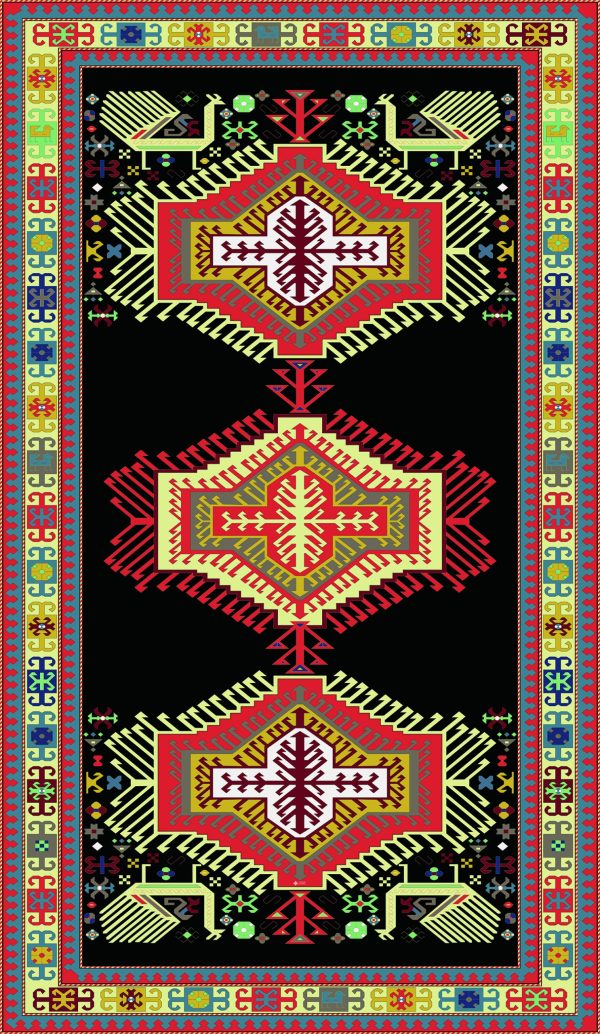 ”AC062” Armenian ornamental tablecloth - TL027