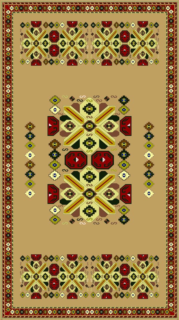 ”AC028” Armenian ornamental tablecloth - TL008