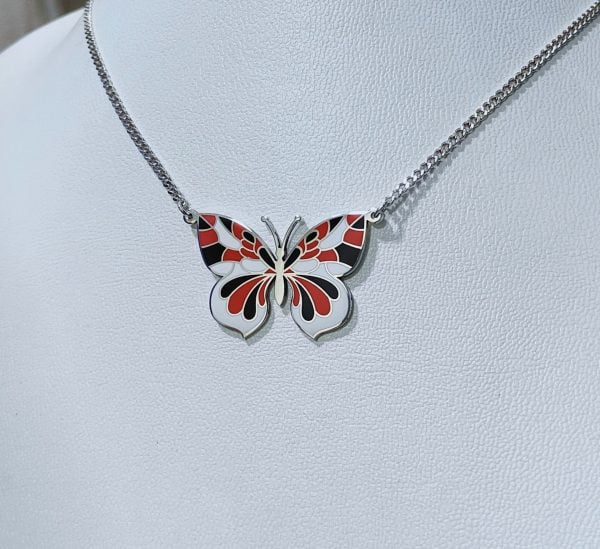 "Butterfly" Silver Necklace