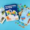 Xaxalove Wooden Educational Blackboard Map of Armenia and Artsakh - Interactive Geography Game for Kids in Armenian