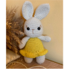 ' A Yellow rabbit'' handmade crochet (A2)
