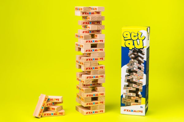 Xaxalove Jenga - Classic Tower-Building Game - Develop Dexterity and Fine Motor Skills in Armenian