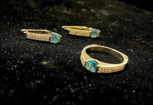 Gold Ring | Earrings (VGS14)