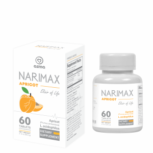 Narimax APRICOT Nutritional Supplement 60 Chewable Tablets