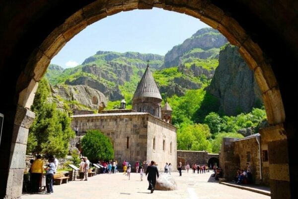 Private Tour: Charents Arch, Garni Temple, Geghard Monastery, Lake Sevan & Sevanavank