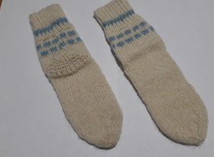 Handmade Wool Socks for baby girl
