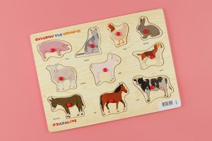 Xaxalove Learning the World – Pets, Cognitive Board Game – Develop Skills and Spark Creativity in Armenian