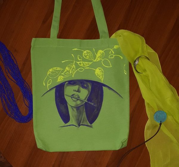 Acrylic Hand Painted Eco Bag