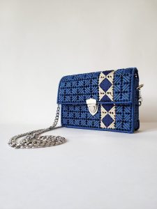 Hyusel Blue Handmade Bag