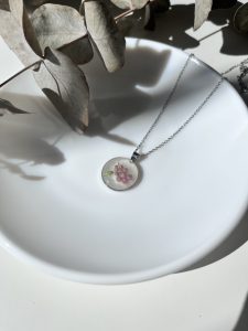 Necklace with Dried Flowers