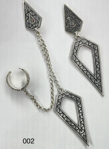 Preg Silver Set Earrings (002)