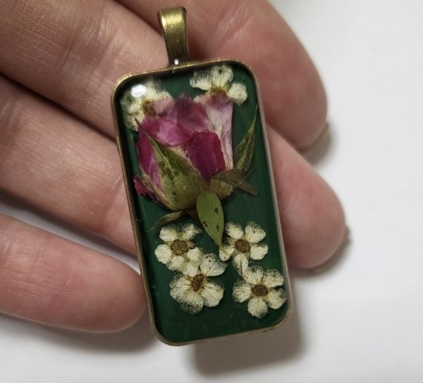 Handmade Dried Flowers Pendant