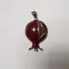 Pomegranate Silver and Enamel Pendant