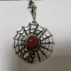 Spider Web Silver Pendant