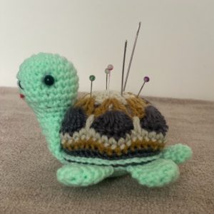 Crochet Turtle Pincushion
