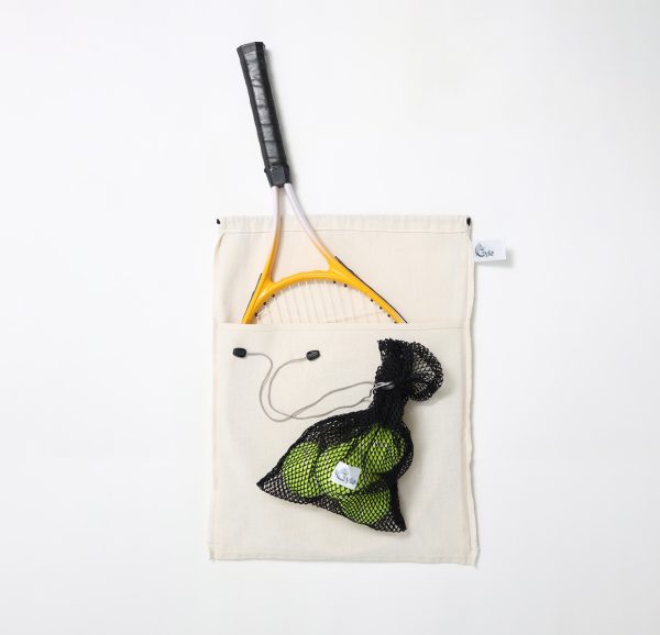 Gyle Girl’s Drawsting Backpack Bag, includes Mesh Bag for Tennis Racket