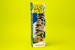 Xaxalove Jenga – Classic Tower-Building Game – Develop Dexterity and Fine Motor Skills in Armenian