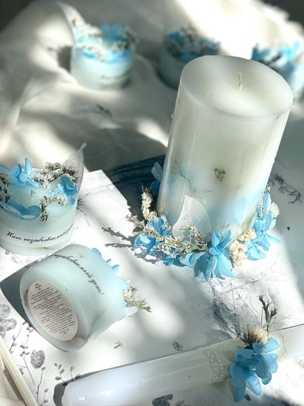 Christening Candle Favors (Set of Nine)