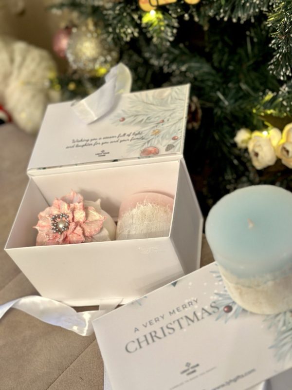Aroma candle, gift for Christmas, Christmas tree decoration