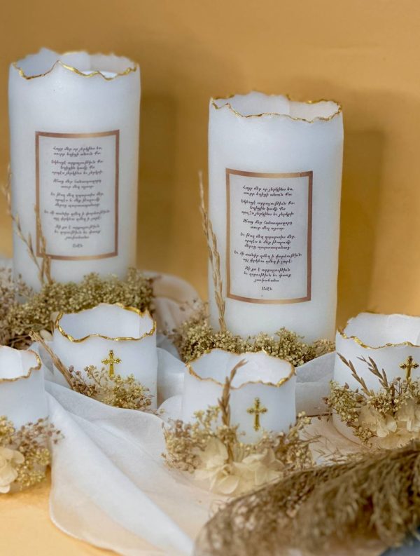 Christening Candle Favors