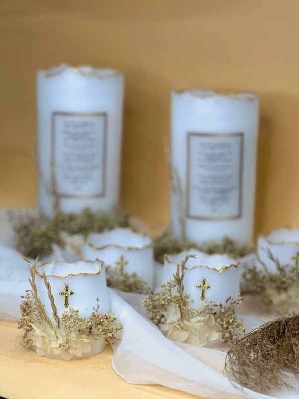 Christening Candle Favors