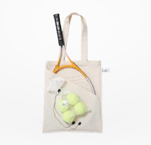 Gyle Girl’s Eco-Friendly Tote Bag, includes Mesh Bag for Tennis Racket
