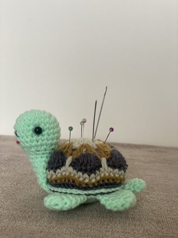 Crochet Turtle Pincushion