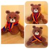 ' A Bear'' handmade crochet toy for baby with Armenian flag 35 cm (A5)